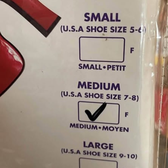 BRAND NEW women secret wishes sexy red zipper boots size M 7-8 - Picture 3 of 4